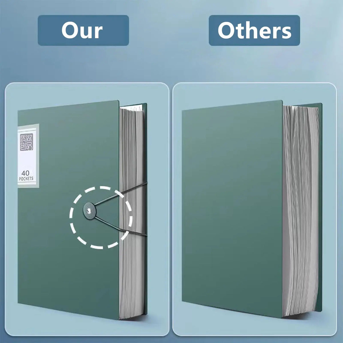 A4 Clear Pocket Presentation Folder for Documents & Certificates