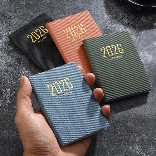 2026 A7 Mini Pocket Planner — Daily & Weekly Schedule Book