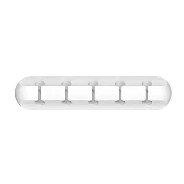 Silicone USB Cable Clip Organizer Self-Adhesive Cord Holder for Desk and Home Office