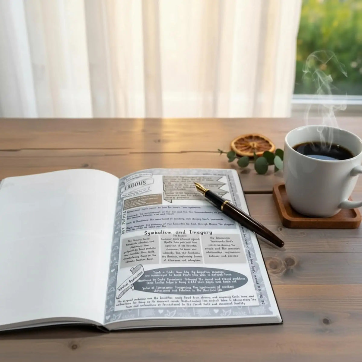 Christian Bible Study Journal with Book-by-Book Scripture Notes and Prayer Reflection Pages, Guided Devotional Workbook for Faith Growth