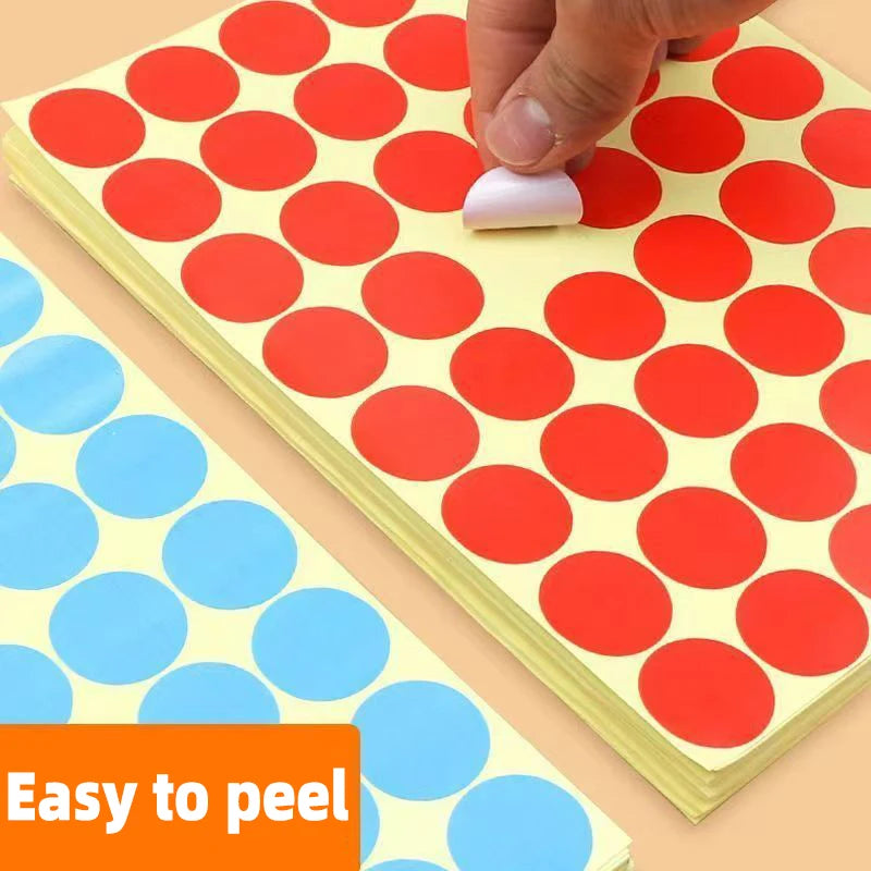 Round Color Coding Dot Stickers for Planners, Calendars, Files and Organizing