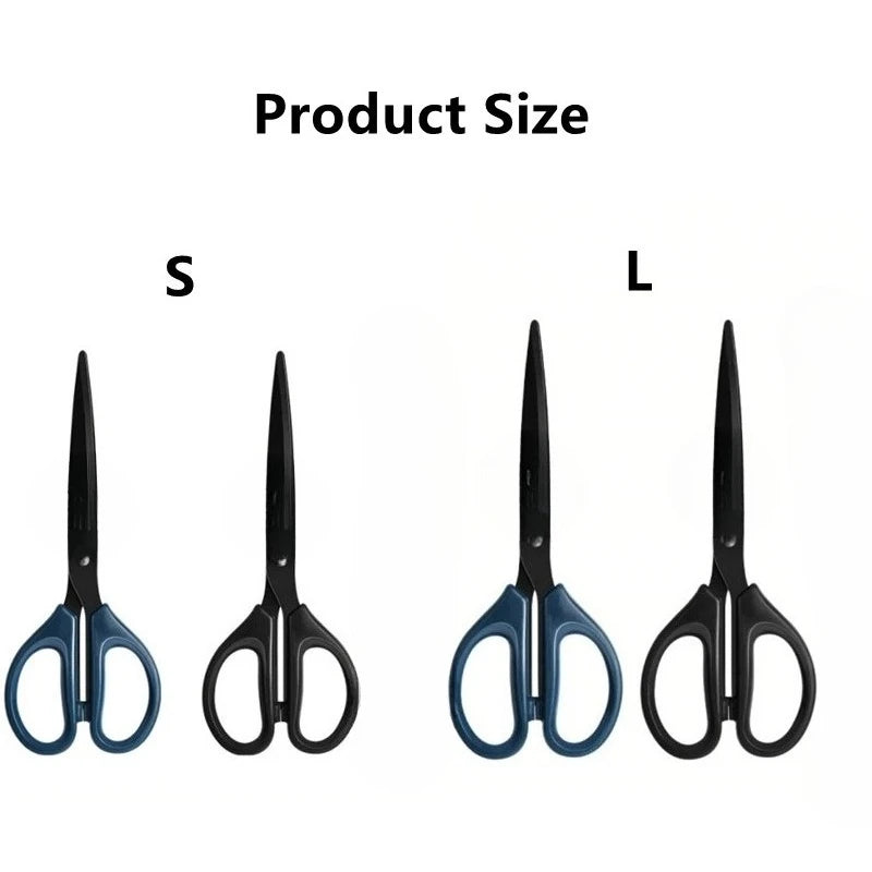 Professional Office Scissors, Heavy Duty Stainless Steel Black Blade Scissors for Paper, Crafts and Home Office, 7 Inch