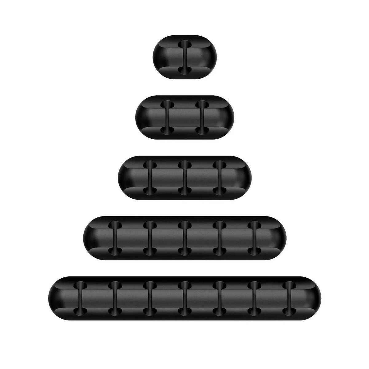 Silicone USB Cable Clip Organizer Self-Adhesive Cord Holder for Desk and Home Office