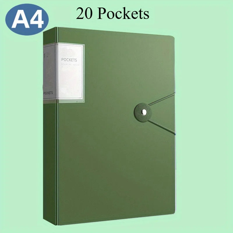 A4 Clear Pocket Presentation Folder for Documents & Certificates