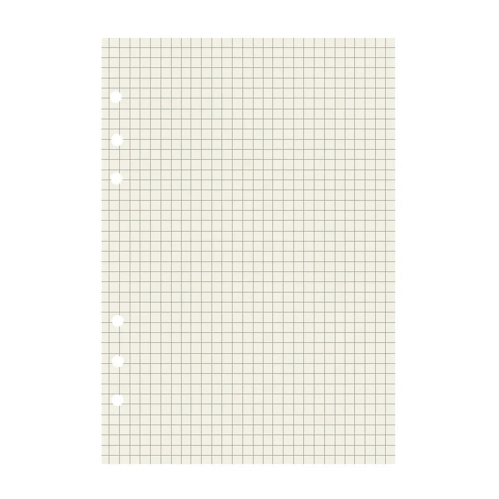 A5 A6 A7 Loose Leaf Refill Paper, 45 Sheet 6 Ring Planner Inserts in Daily, Weekly, Monthly, To Do, Finance, Lined, Grid and Dot Styles
