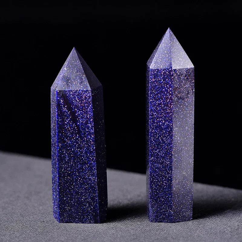 Natural Crystal Point Wand — Reiki Healing Stone for Home Decor & Meditation