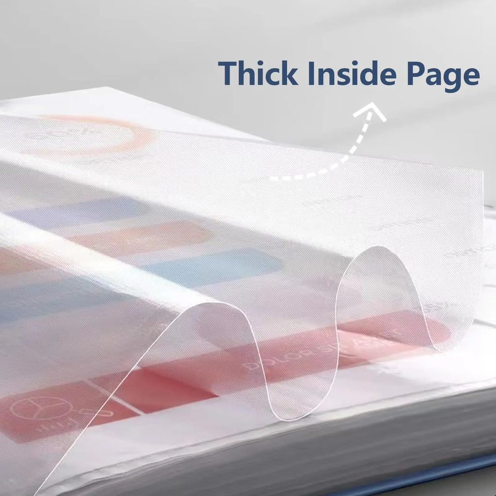 A4 Clear Pocket Presentation Folder for Documents & Certificates