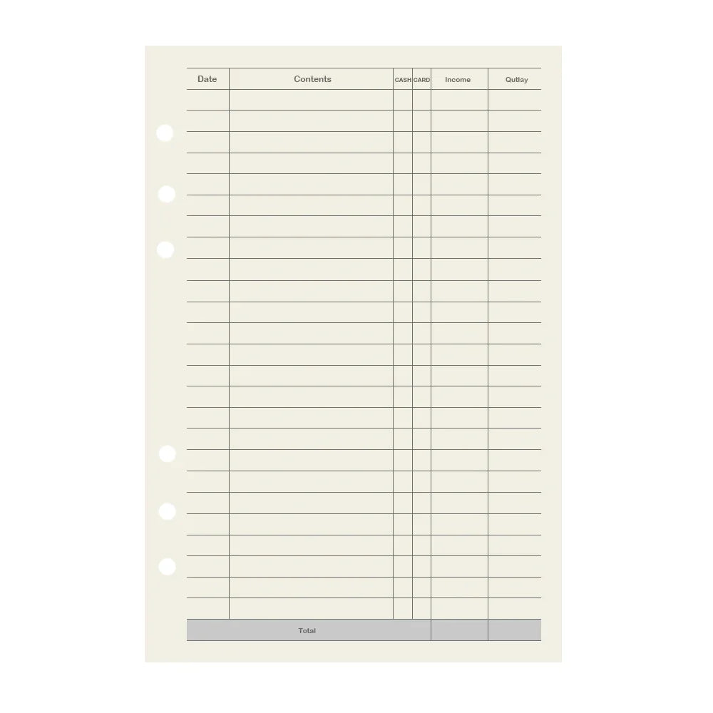 A5 A6 A7 Loose Leaf Refill Paper, 45 Sheet 6 Ring Planner Inserts in Daily, Weekly, Monthly, To Do, Finance, Lined, Grid and Dot Styles