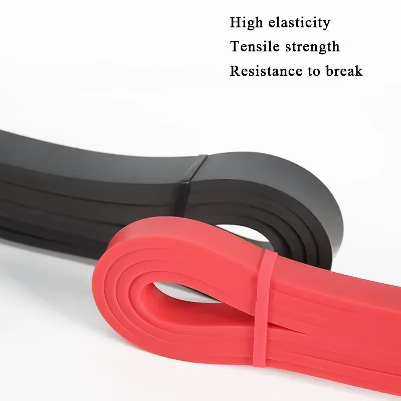 Stackable TPE Resistance Bands — Heavy-Tension Home Workout & Stretching Set