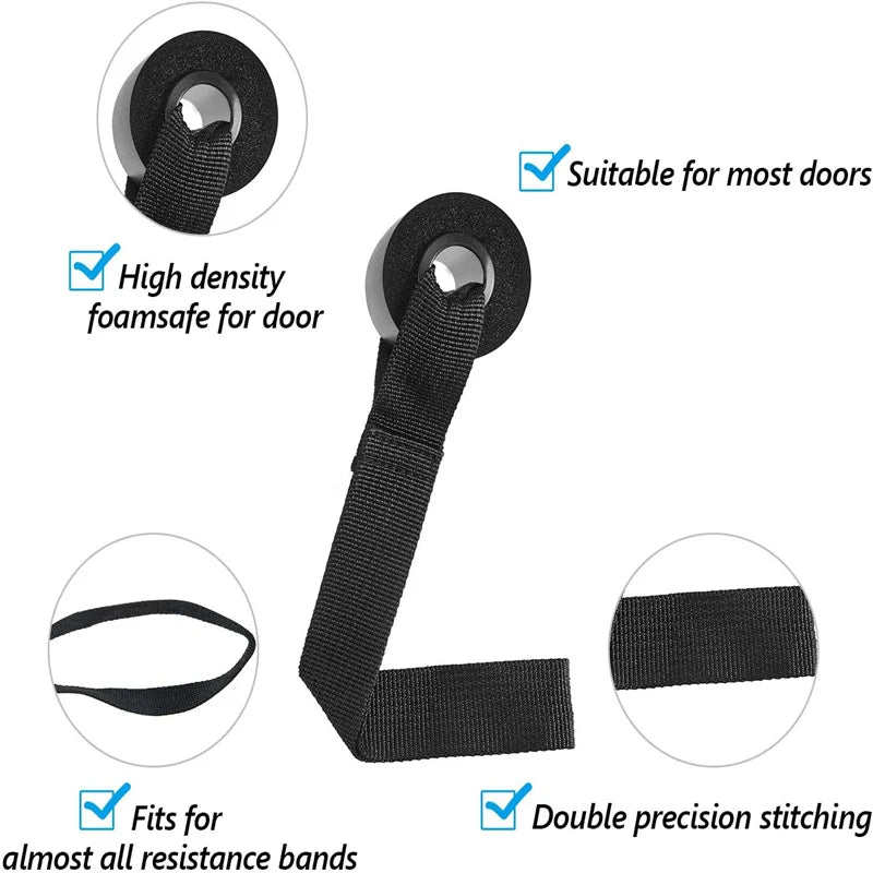 Resistance Band Door Anchor Attachment — 1-Piece & 2-Piece Options