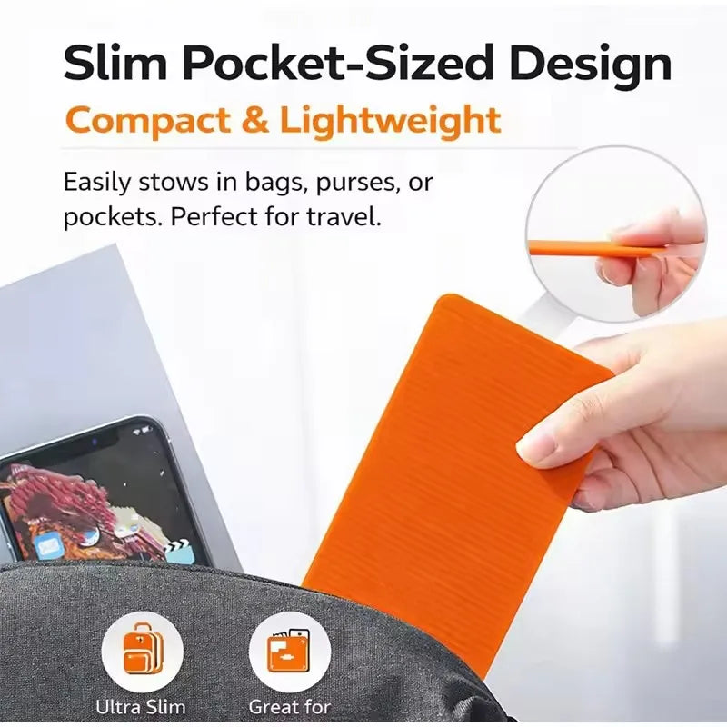 Foldable Silicone Phone & Tablet Stand with Flexible Core