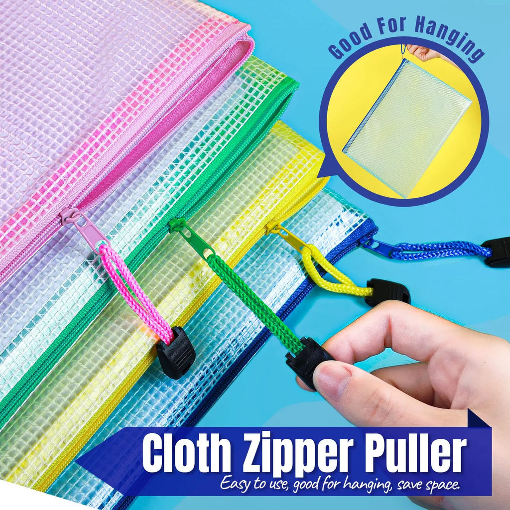 Waterproof Zipper Document Bags Clear Plastic File Folders A3 A4 A5 A6 B4 B5