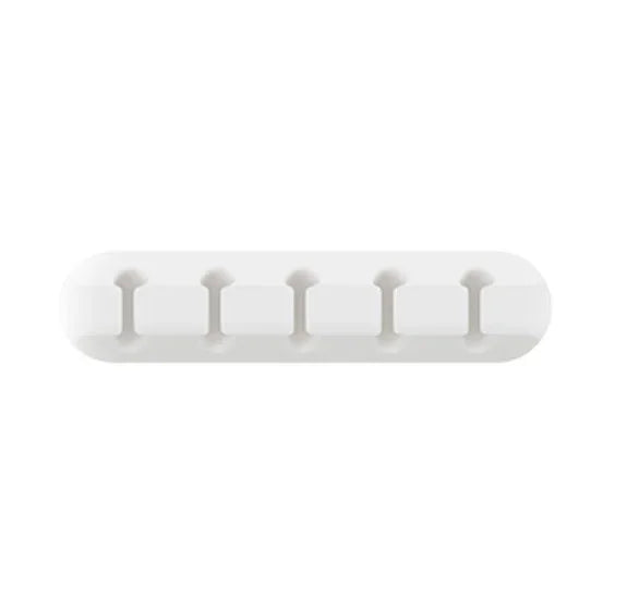 Silicone Cable Organizer Clips, Desktop USB Cord Holder and Wire Management for Charger, Mouse and Headphone Cables, 3, 5 or 7 Slots