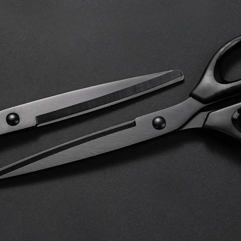 Professional Office Scissors, Heavy Duty Stainless Steel Black Blade Scissors for Paper, Crafts and Home Office, 7 Inch