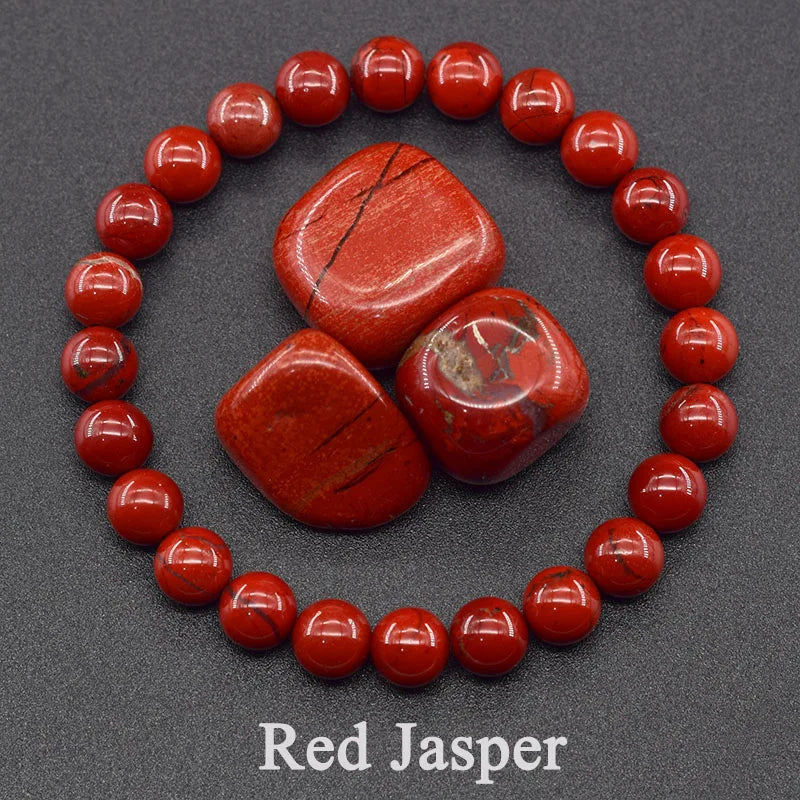 Natural Lapis Lazuli Stone Beads Bracelet — Energy Healing Jewelry