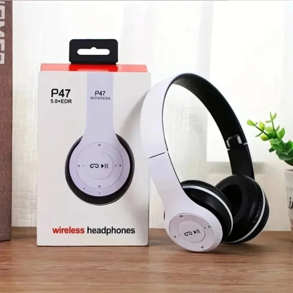 Foldable Bluetooth 5.0 Headphones with Volume Controls