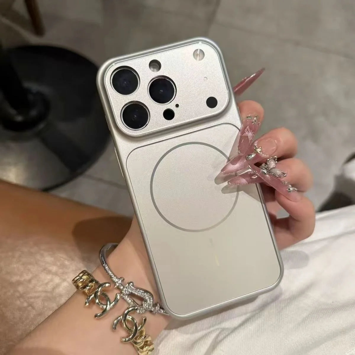 Magnetic Shockproof Phone Case for iPhone 11 to 17 with Wireless Charging Support