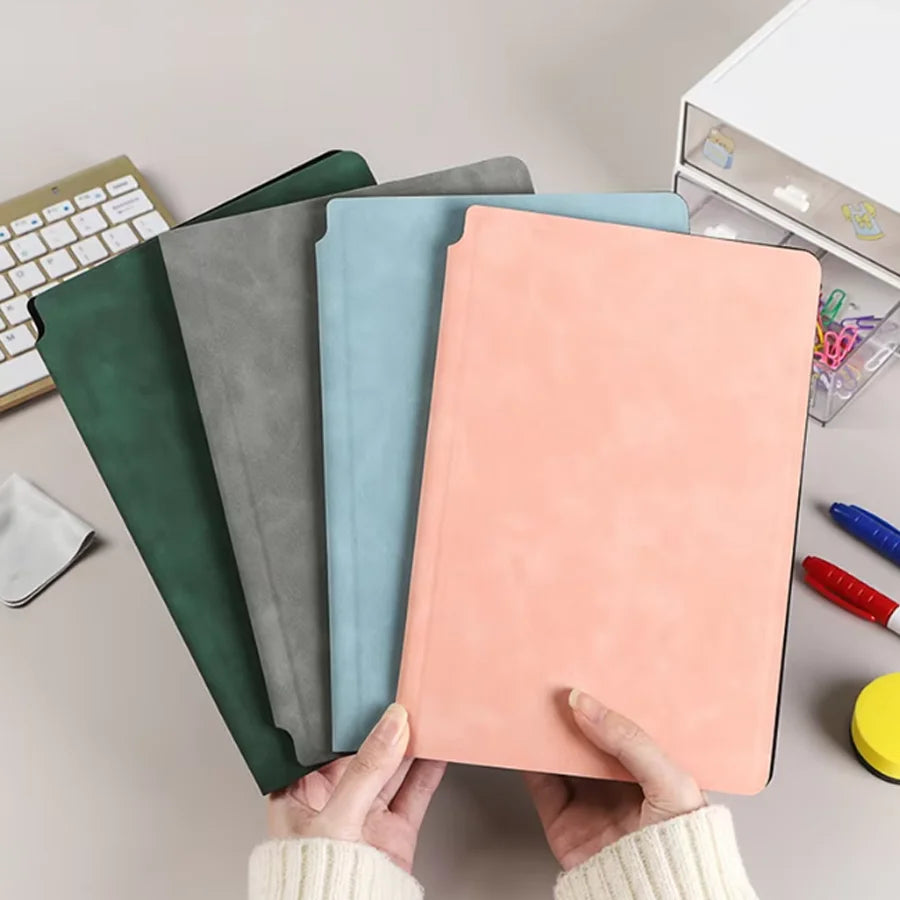 A5 Reusable Whiteboard Notebook — Portable Weekly Planner with Pen & Erasing Cloth