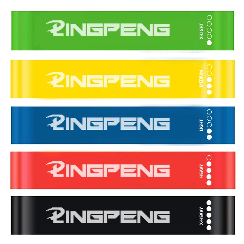 Latex Resistance Loop Bands for Workouts, Single & 5-Piece Options