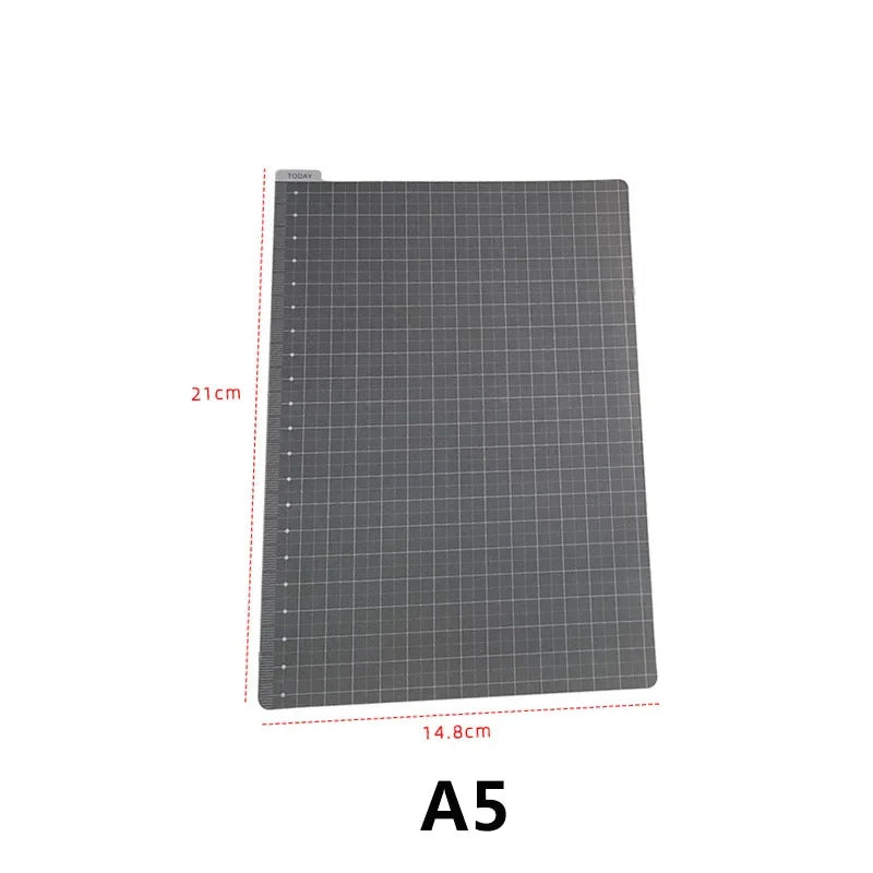 A5 A6 Writing Mat Board with Ruler, Hard Planner Divider Insert for Notebooks, Journals and Binders