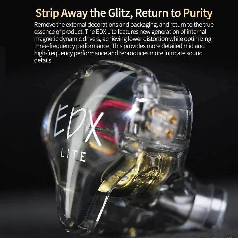KZ EDX Lite Wired In-Ear Earbuds