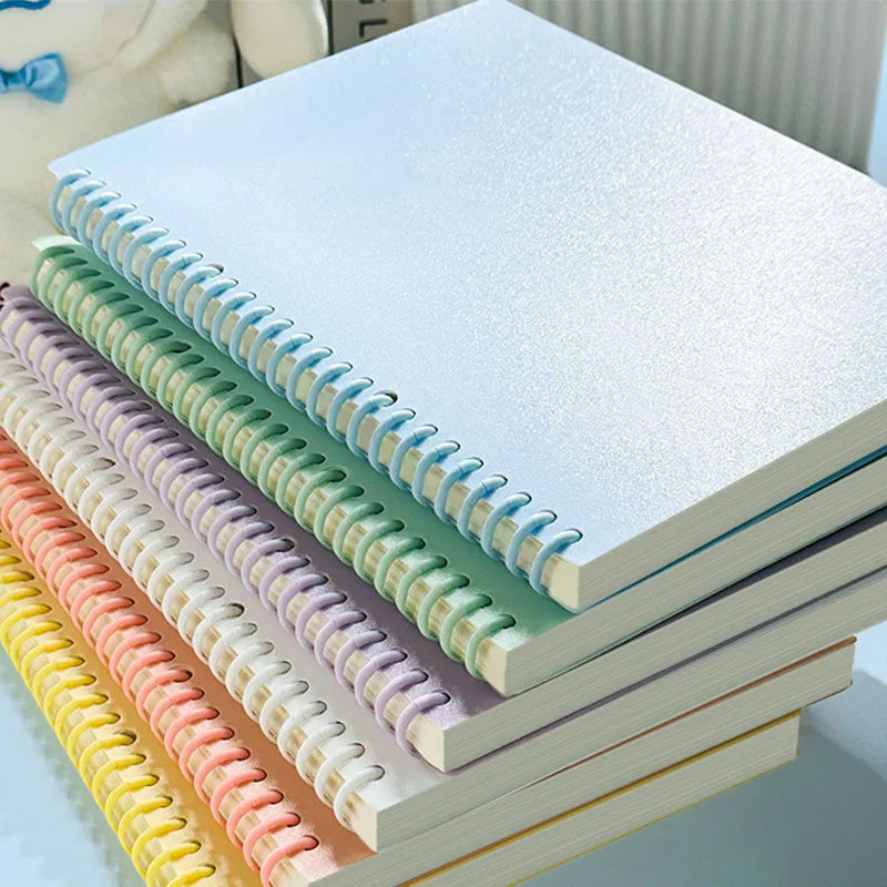 A4/A5/B5 Spiral Notebook — 60-Sheet Lined & Blank Journal