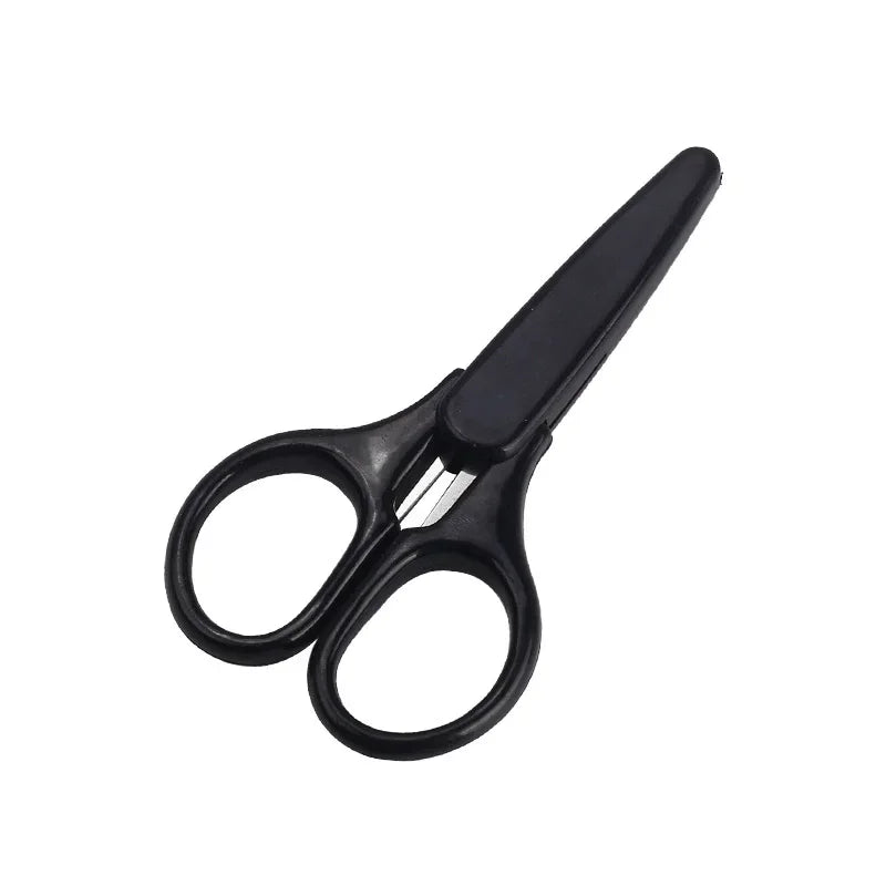 Compact Precision Craft Scissors with Protective Cap, Stainless Steel Mini Scissors for Journaling, Scrapbooking and Travel