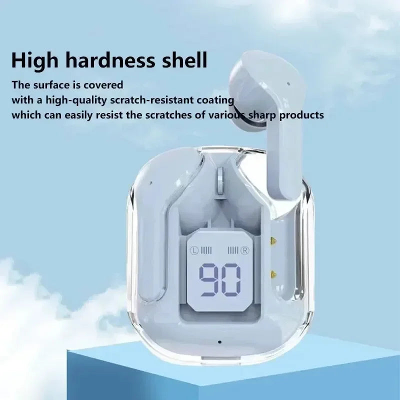 T2 TWS Wireless Bluetooth Earbuds with Transparent Design, ENC & Power Display