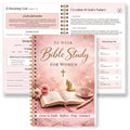 52 Week Bible Study Journal for Women, Spiral Bound Guided Faith Planner with Daily Scripture Reading and Reflection Tracker