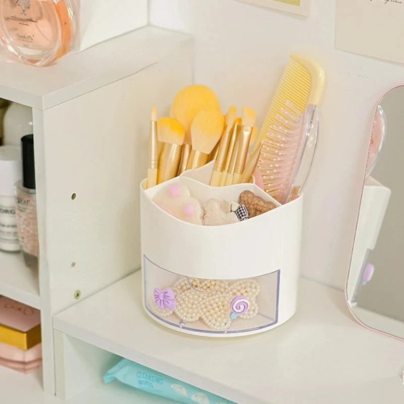 Cute Rotating Desk Pen & Pencil Holder Organizer