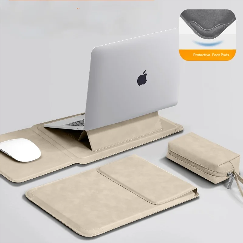 Laptop Sleeve Bag & Stand Set — Protective Case for 13–16″ Laptops