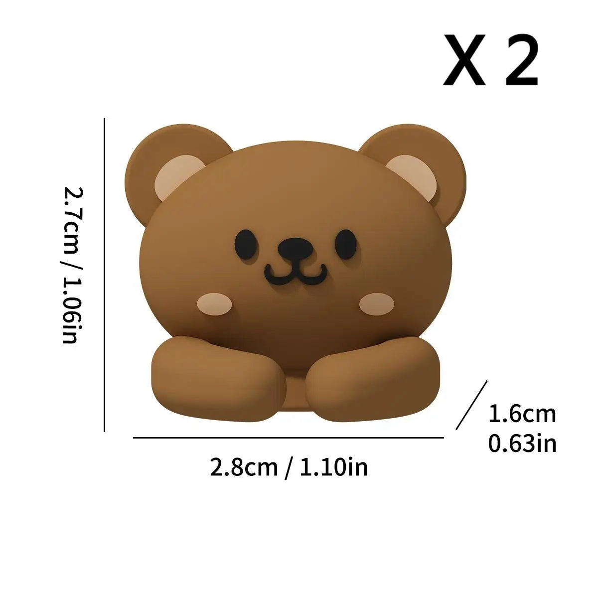 Cute Desktop Cable Organizer Holder Self-Adhesive Cable Management Clips