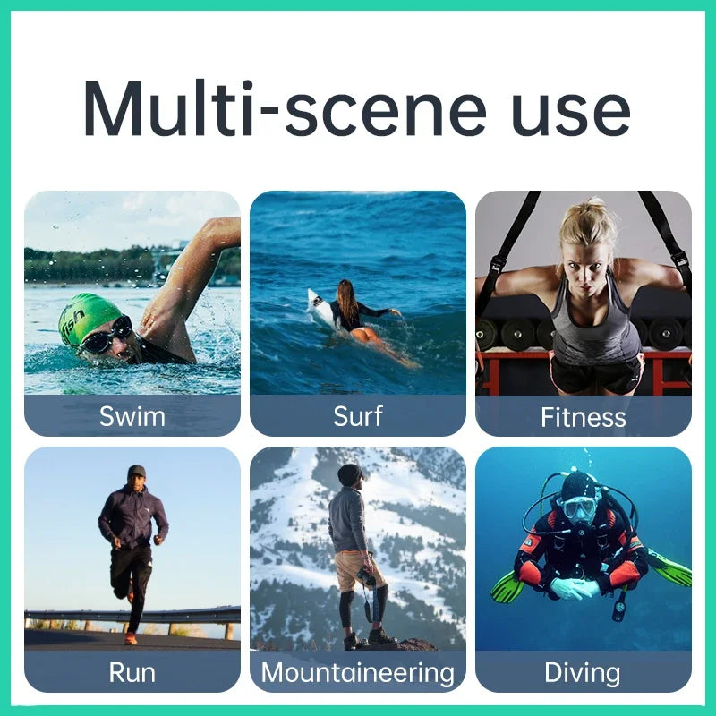 Wireless Bone Conduction Bluetooth Headphones — Open-Ear Sport Design, IPX8 Waterproof, 32GB MP3 Player