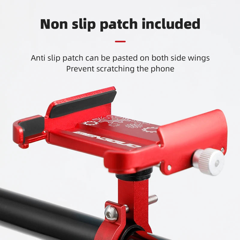 Bike & Motorcycle Phone Mount — Handlebar Holder for 4.7–7.0″ Phones