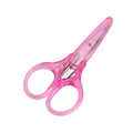 Compact Precision Craft Scissors with Protective Cap, Stainless Steel Mini Scissors for Journaling, Scrapbooking and Travel