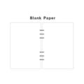 45-Sheet Loose-Leaf Binder Refills — A5, A6 & A7 Grid, Lined & Planner Paper