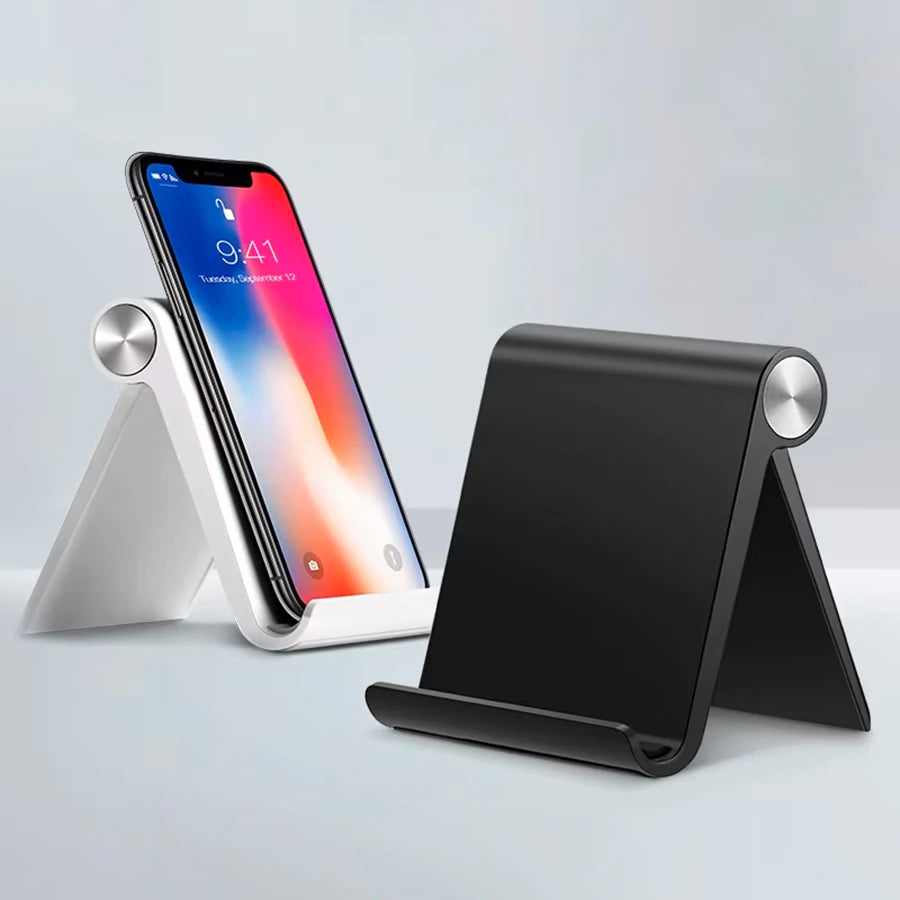 Adjustable Folding Phone Stand for Desk, Portable Tablet and Mobile Phone Holder