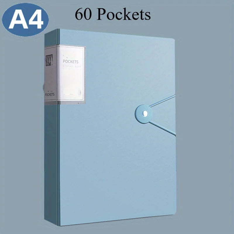 A4 Clear Pocket Presentation Folder for Documents & Certificates