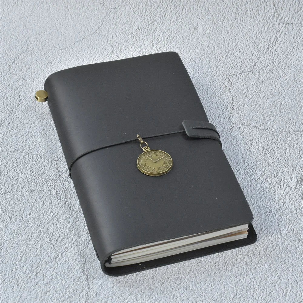 Genuine Leather Refillable Travel Journal in Four Sizes