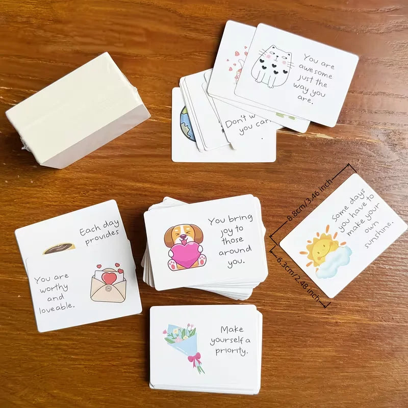 90 Positive Affirmation Cards — Inspirational Messages & Motivation