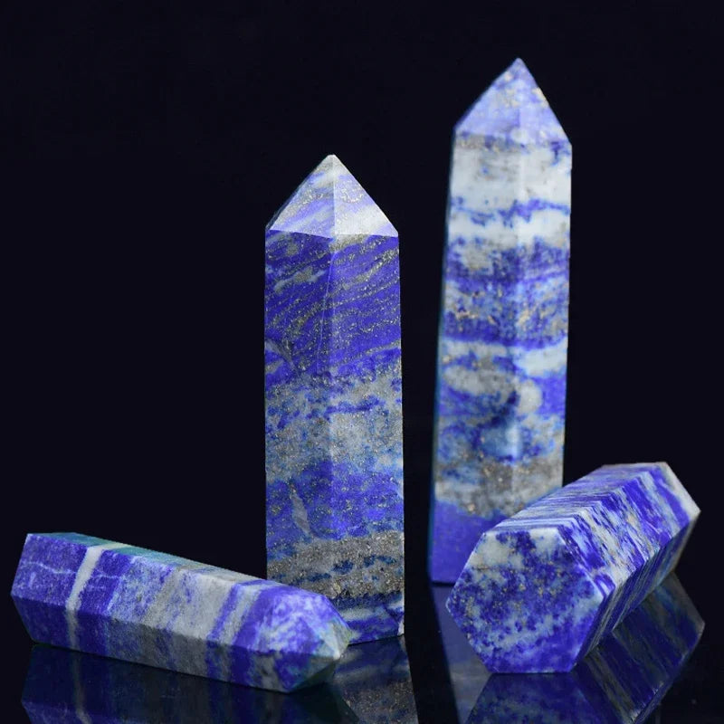 Natural Crystal Point Wand — Reiki Healing Stone for Home Decor & Meditation