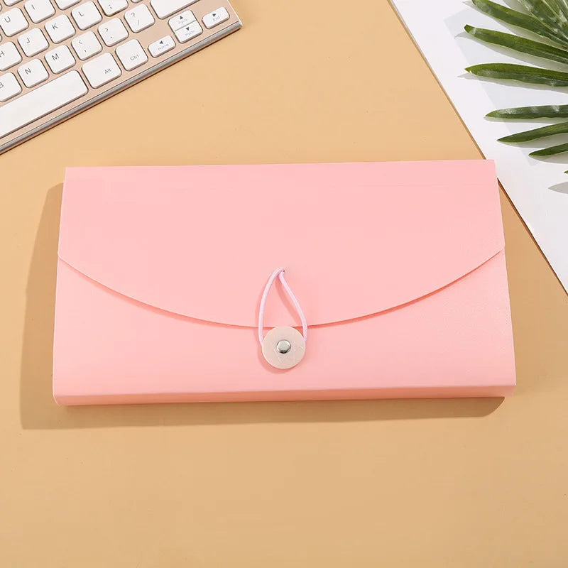 13-Pocket Accordion File Organizer — Portable Document & Receipt Holder