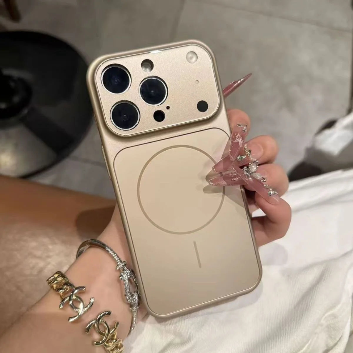 Magnetic Shockproof Phone Case for iPhone 11 to 17 with Wireless Charging Support