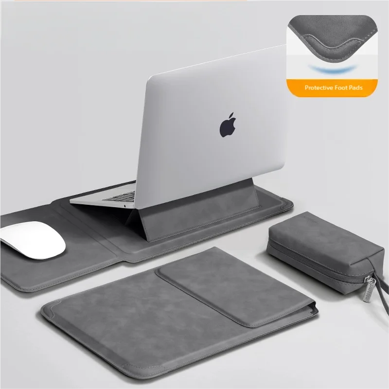 Laptop Sleeve Bag & Stand Set — Protective Case for 13–16″ Laptops