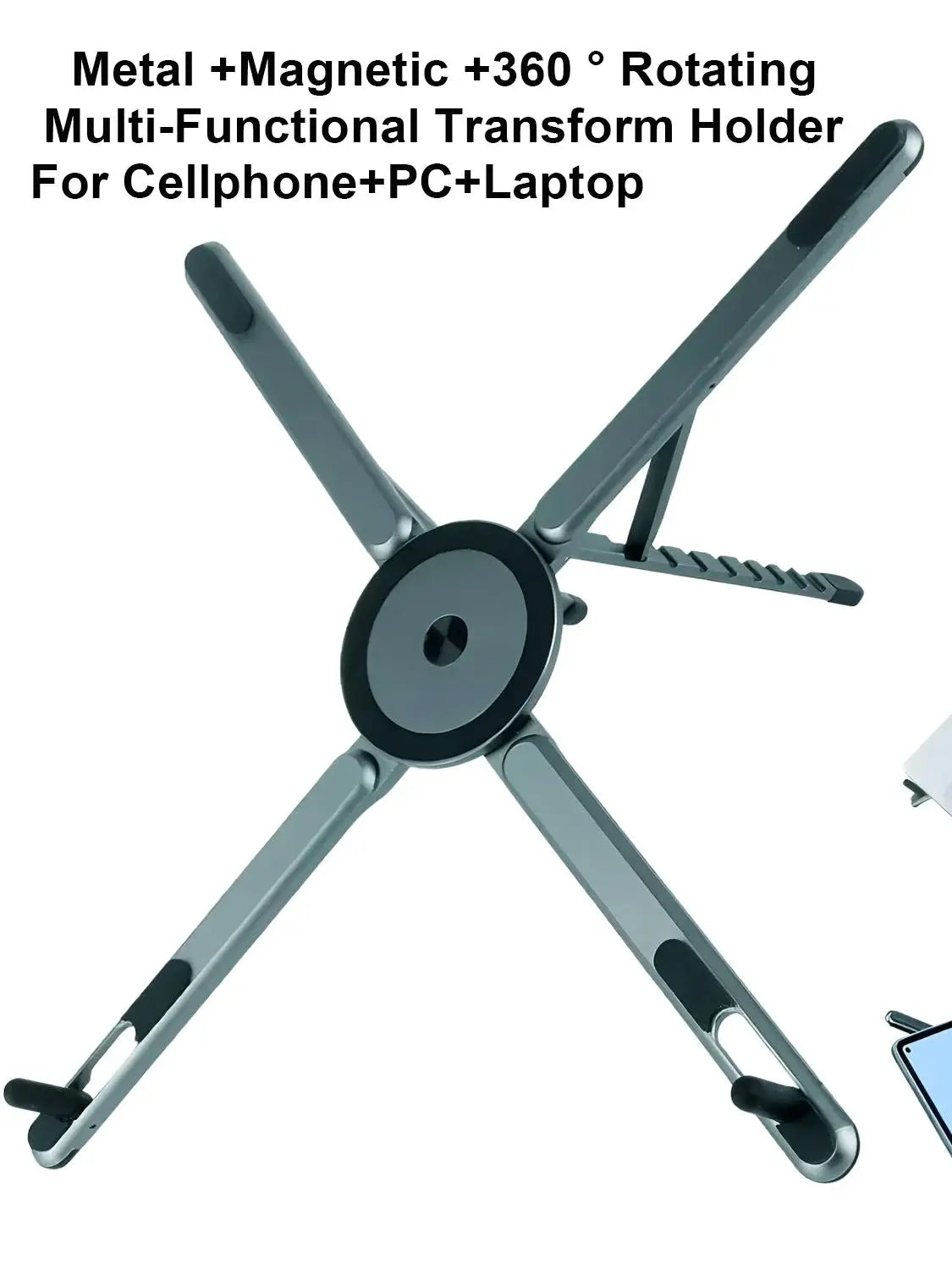 Magnetic Phone Holder & Selfie Stick — 3-in-1 Foldable Tripod Stand