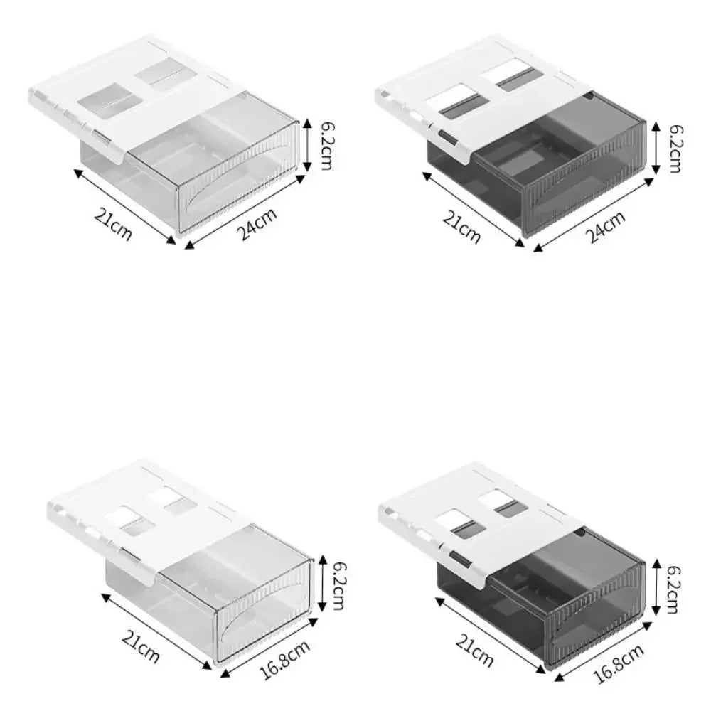 Under Desk Hidden Drawer Self-Adhesive Storage Organizer for Office