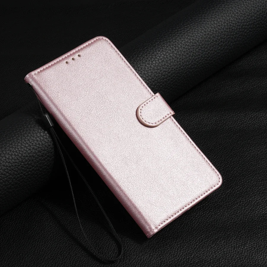 Magnetic Leather Flip Wallet Case for Samsung Galaxy A-Series (A05s-A56)