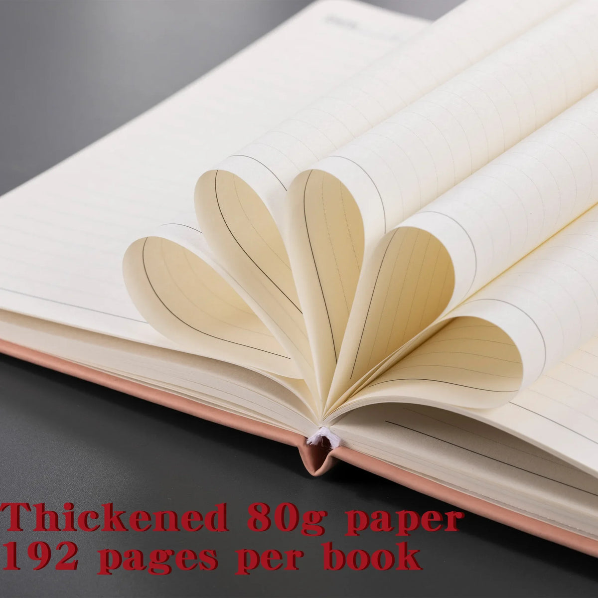 Hardcover A5/A6 Notebook with Elastic Closure