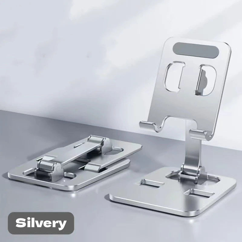 Universal Aluminum Alloy Tablet Stand — Adjustable Flexible Holder for iPad Air, Pro, Mini & Phones