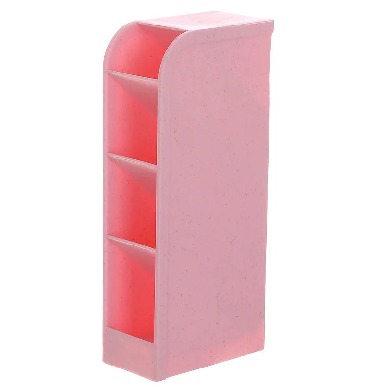Multi-Layer Angled Pen Holder Stationery Organizer for Desk and Office Supplies
